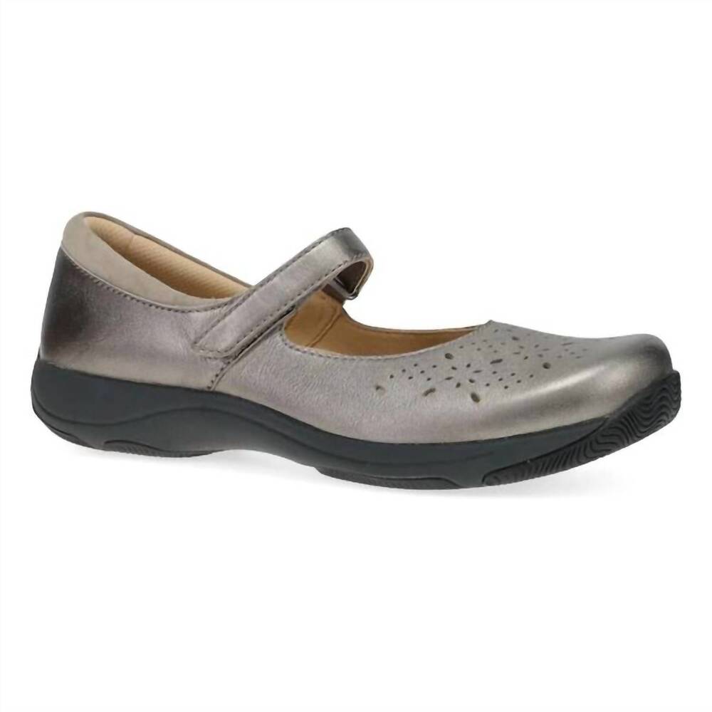 NEW DANSKO women's stacy mary jane shoes in pewter